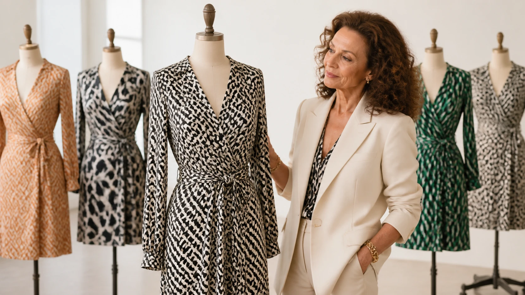 Career Breakthrough and the Rise of the Wrap Dress - diane von furstenberg and doug mcmillon